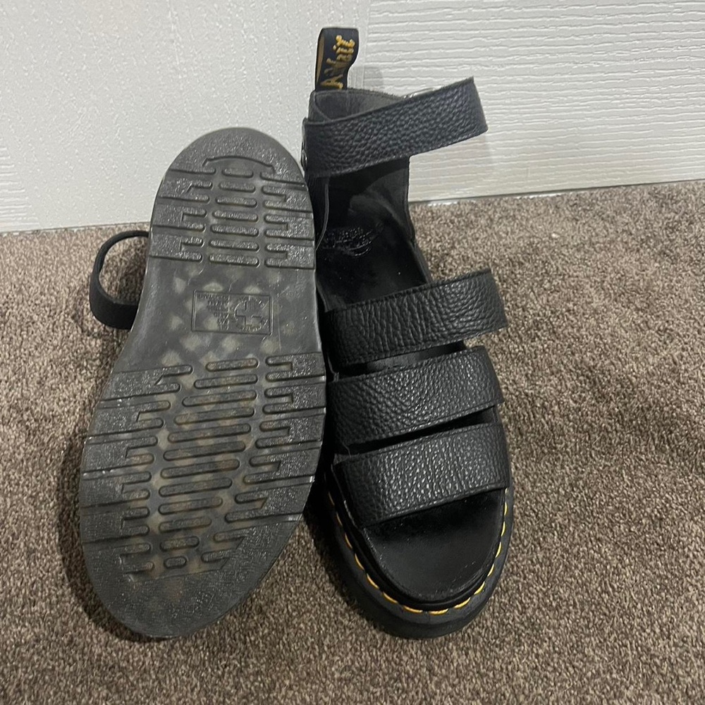 Clarissa Quad black dr martens sandals - Picture 5 of 7